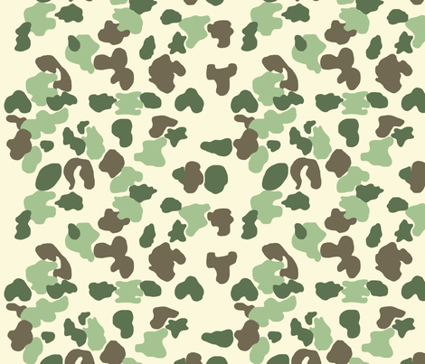 camouflage_hedonist_beige fabric by asset on Spoonflower - custom fabric