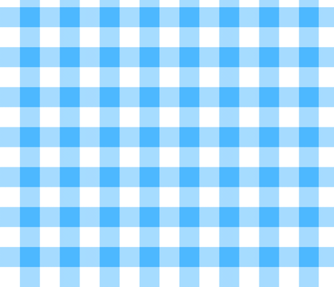 utensiless_blue_gingham fabric by victorialasher on Spoonflower - custom fabric