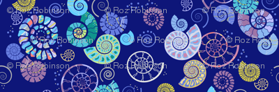 ammonites blue