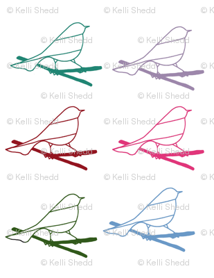 Multicolored Chicklettes