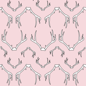 Antlers Baby Pink