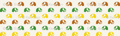 elephants_6cm_3row_yellow-green-brown