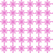 Simple Flower Pattern in White and Pink