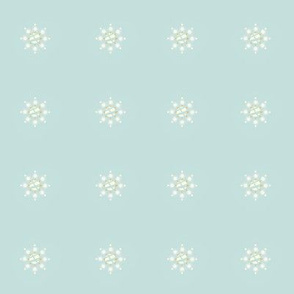 Snowflakes in Rows