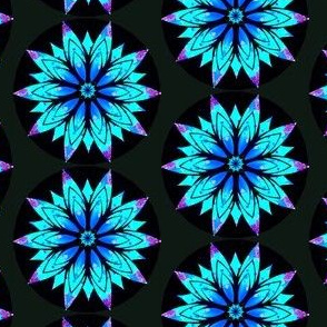 Modern Snowflakes 9 - Snow at Nightfall