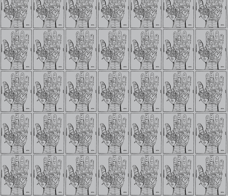 palmistry fabric by mrdeanshow on Spoonflower - custom fabric