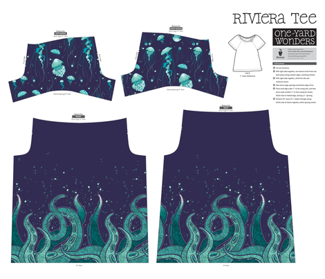 Storey Riviera Tee fabric by jadegordon on Spoonflower - custom fabric