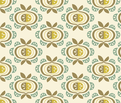 AppleBomb - Aqua Crest fabric by caseyspencer on Spoonflower - custom fabric