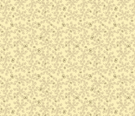 buttercream_butterfly_arrows fabric by glimmericks on Spoonflower - custom fabric