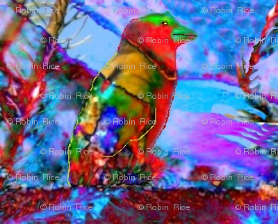 Stained Glass Birds