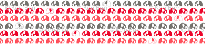 elephants_6cm_3row_pink red grey