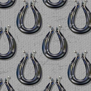 Draft Horse Collar Pattern -  Black
