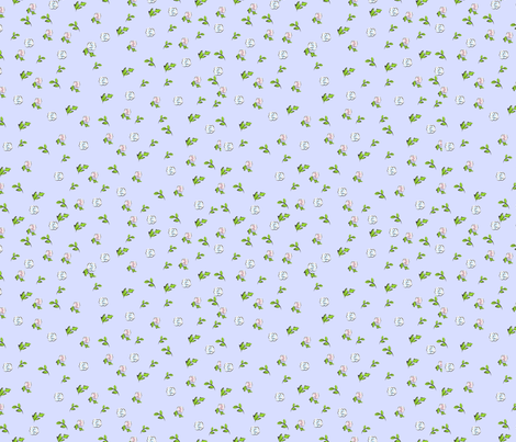 Carousel Ponies - Coordinating Mini Flowers Print