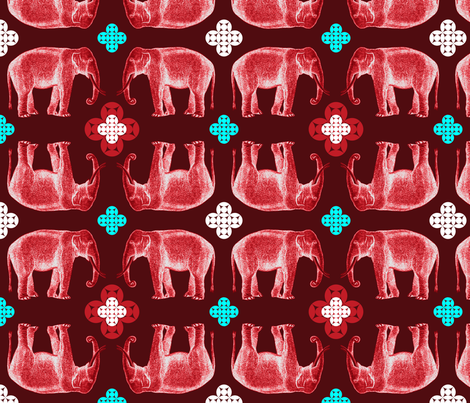 elefante5 fabric by marcador on Spoonflower - custom fabric