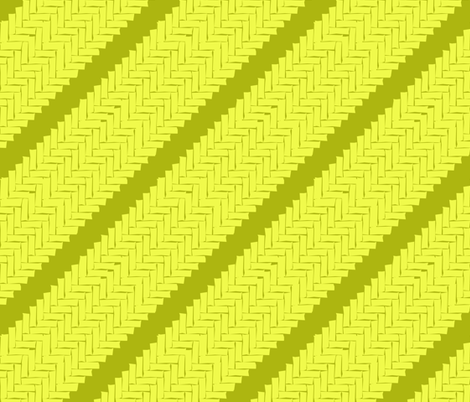 diagonal woven herringbone- lime zest