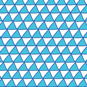Triangles Blue