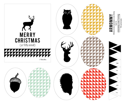 christmas fabric art print and ornaments fabric by armommy on Spoonflower - custom fabric