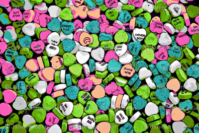 Sweet heart candies