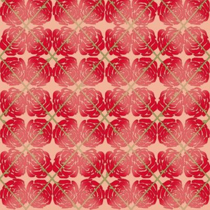 Red Rose Argyle