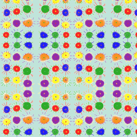 coral sea fabric by bymarie on Spoonflower - custom fabric