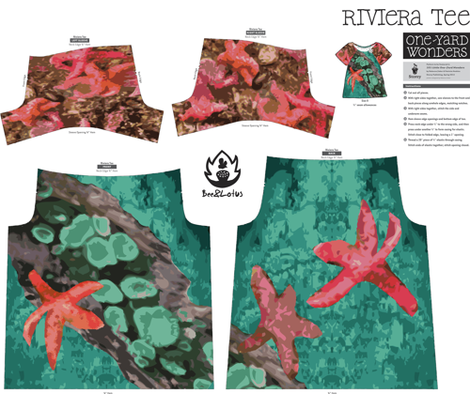 Tidal Pool Camouflage T-Shirt fabric by bee&lotus on Spoonflower - custom fabric