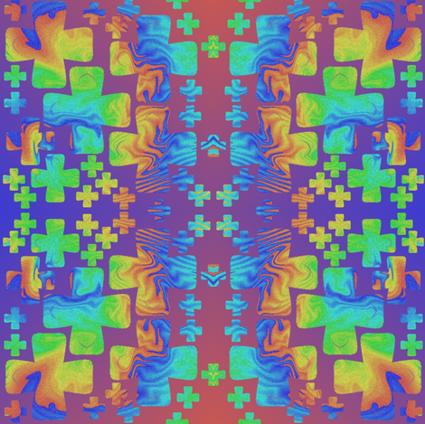 crossed swirls