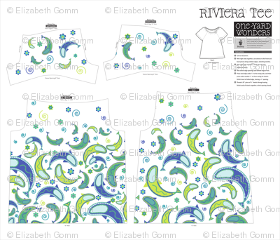 Paisley Fish Riviera Tee