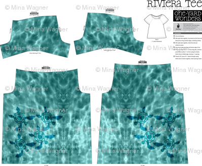 Light underwater with baby seaturtles - Storey Riviera tee