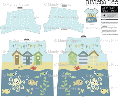 beach huts by the sea 