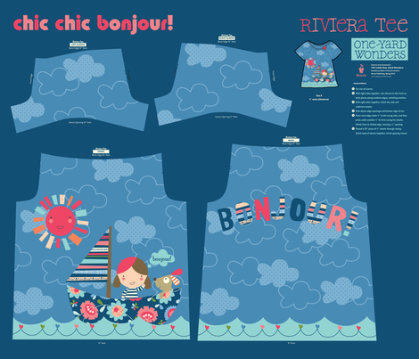 Chic Chic Bonjour! fabric by amel24 on Spoonflower - custom fabric