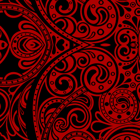 super sized paisley damask fabric by whimzwhirled on Spoonflower - custom fabric