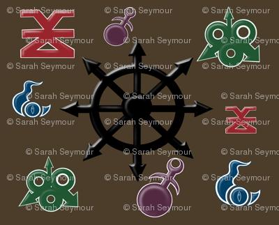 Warhammer Chaos Gods Symbols