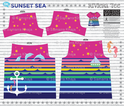 Sunset Sea Riviera Tee