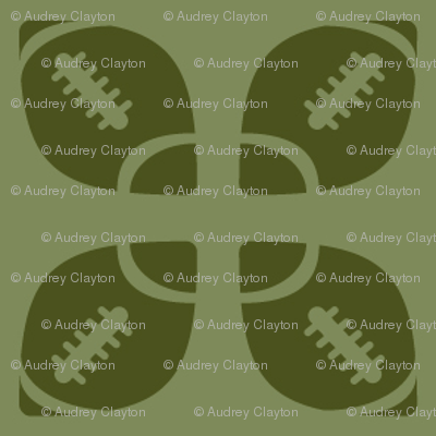 Green Football Flower