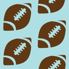 Half-Drop Brown Football