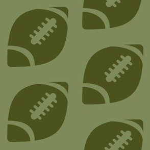 Half-Drop Green Football