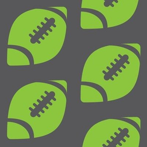 Half-Drop Lime Football