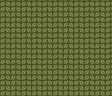 Green Football Ribbon fabric by audreyclayton on Spoonflower - custom fabric