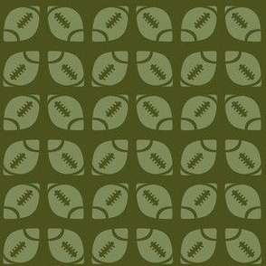 Green Football Ribbon
