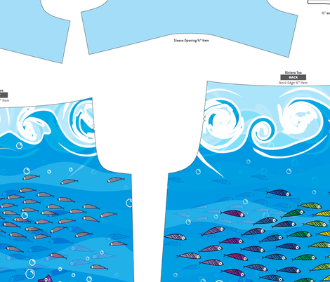 fantasy ocean fabric by mehdimashayekhi on Spoonflower - custom fabric