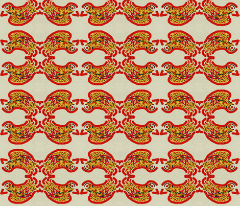 Rocking Birdie fabric by anniedeb on Spoonflower - custom fabric
