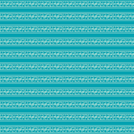 nerds, geeks and stripes turquoise fabric by georgeandgracie on Spoonflower - custom fabric