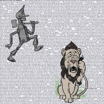 Wonderful Wizard of Oz (Woodsman & Lion)