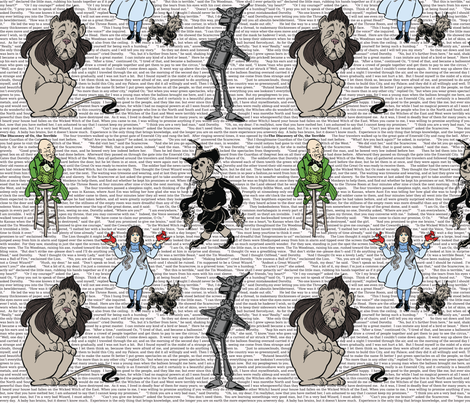 Wonderful Wizard of Oz (Humbug) fabric by studiofibonacci on Spoonflower - custom fabric