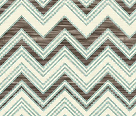 large scaled zigzag pattern fabric by anastasiia-ku on Spoonflower - custom fabric
