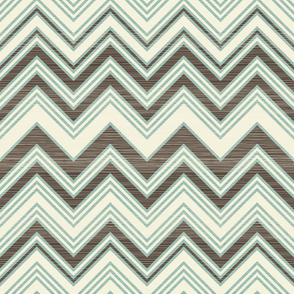 large scaled zigzag pattern