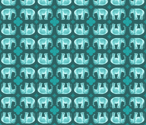 elefante2-linen fabric by marcador on Spoonflower - custom fabric