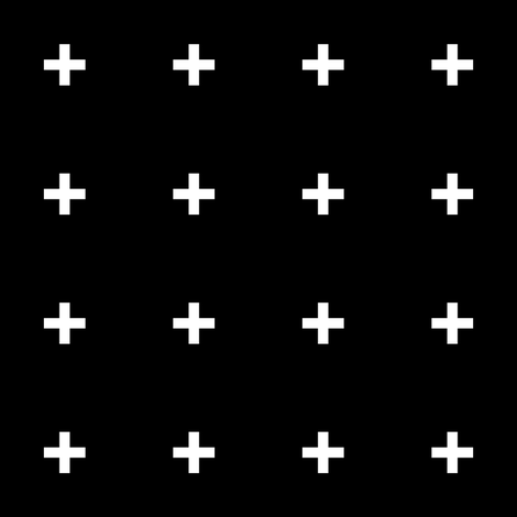 white cross fabric by pencilmein on Spoonflower - custom fabric