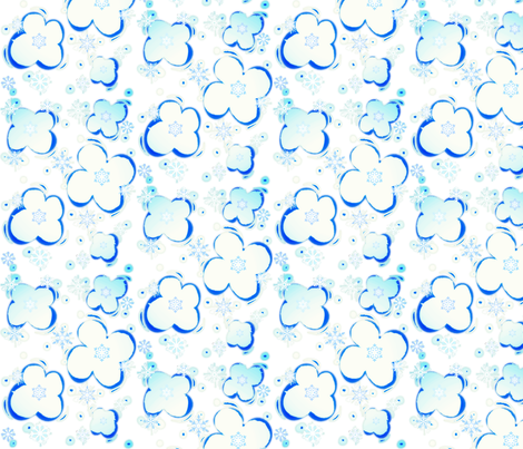 FlowFlakeFalls2 fabric by chubichics on Spoonflower - custom fabric