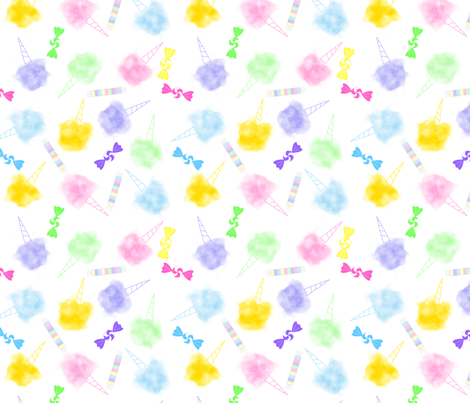 Cotton Candy fabric by blondfish on Spoonflower - custom fabric